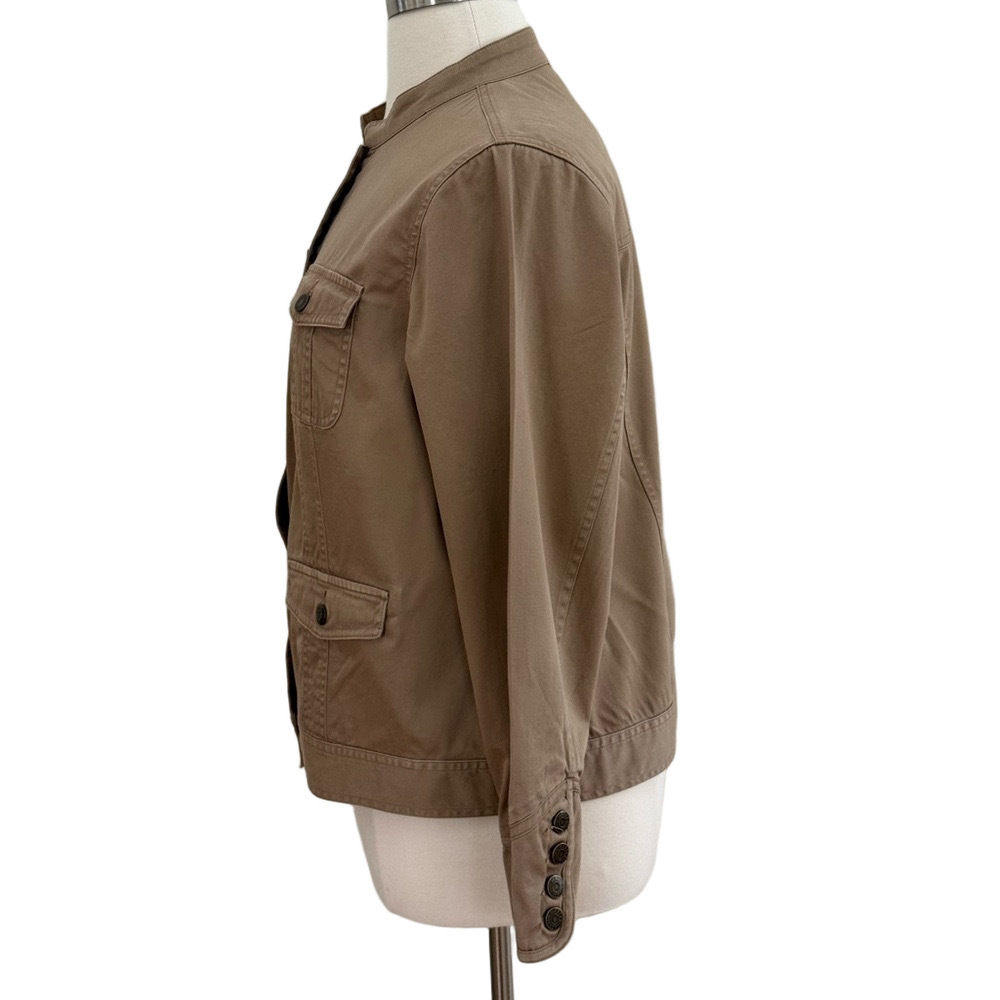 Charter Club Brown Utility Jacket - Picture 3 of 10